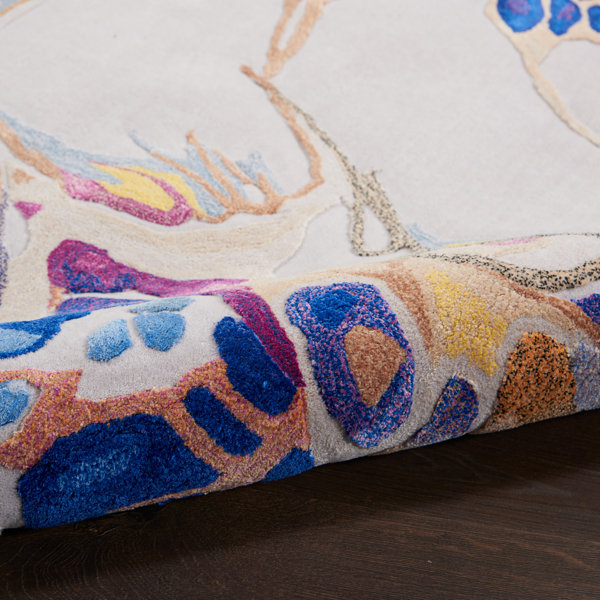 Wrought Studio Alvar Multicolor Rug Wayfair